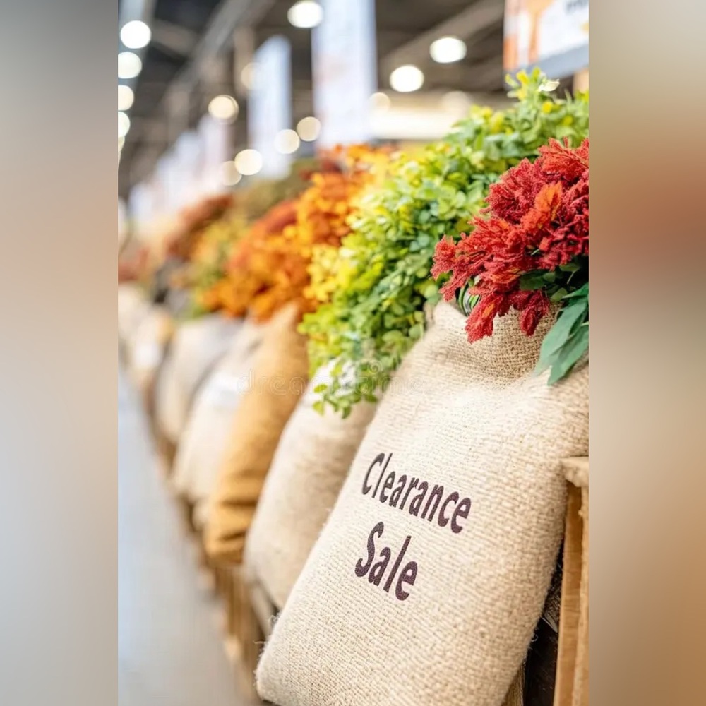 CLEARANCE SALE HAPPENING NOW